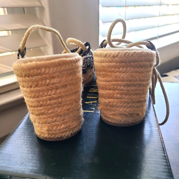 Ralph Lauren Amelie wedge sandals - Picture 4 of 7